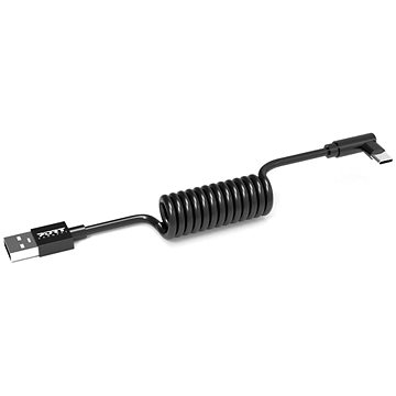 PORT CONNECT Spring Cable USB-A Do USB-C, 10 PACK