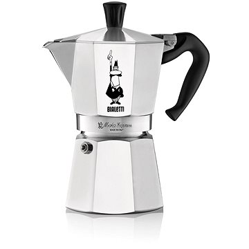 Bialetti Moka Express 6 Portionen, Aluminium