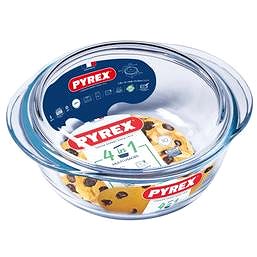 E-shop Pyrex Auflaufform 1,3 l mit Deckel, Glas