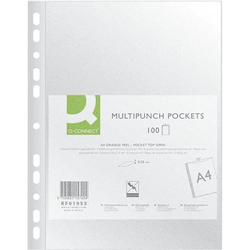 Q-CONNECT A4 / 50 Mikron, Matt - Packung 100 Stück