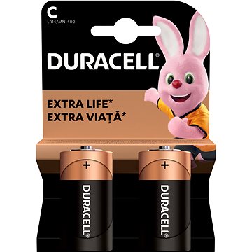 Duracell Basic Alkaline Batterie LR14 - 2 Stück