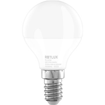 E-shop RETLUX RLL 434 G45 E14 miniG 6W DL