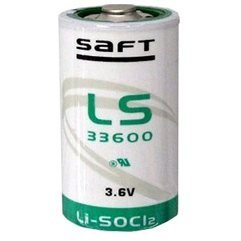 SAFT LS33600 Lithiumbatterie 3,6 V, 17000 MAh