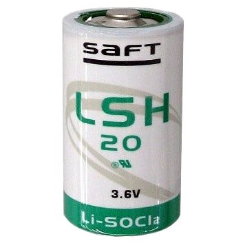 SAFT LSH20 Lithiumbatterie 3,6 V, 13000 MAh