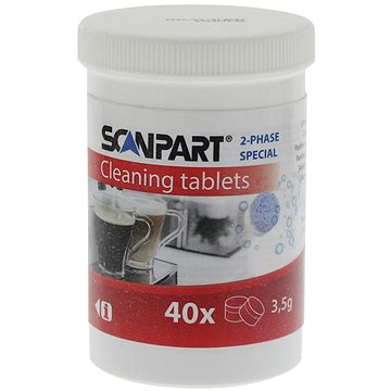 Scanpart Reinigungstabletten Für Kaffeemaschinen, 2-Phasen