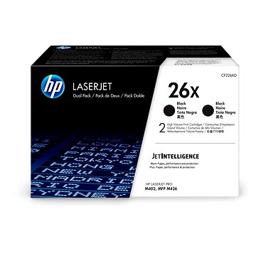 HP CF226XD Nr. 26X Dual Pack Schwarz 2St Original