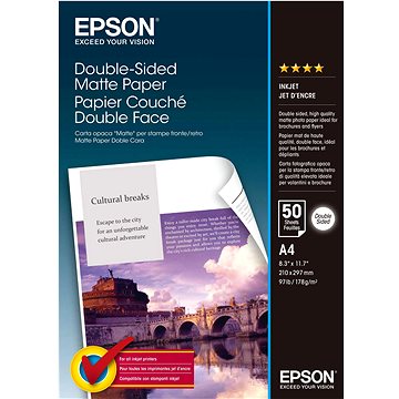 Epson Doppelseitiges mattes Papier - A4 - 50 Blätter