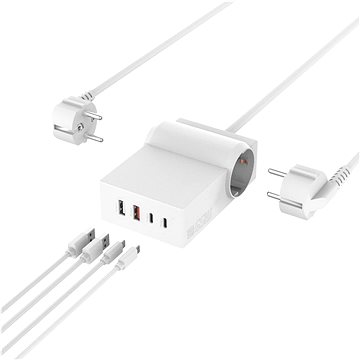 4smarts USB-C/A Power Strip Desk GaN 65W