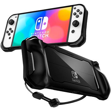 E-shop Spigen Rugged Armor Schwarz Nintendo Switch OLED