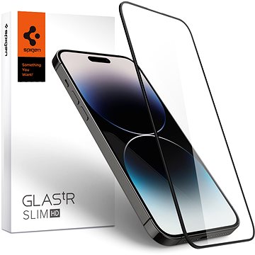 Spigen TR Slim HD FC Black Schutzglas Für Das IPhone 14 Pro Max - 1 Stück