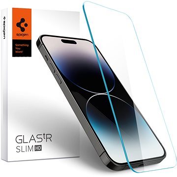 Spigen TR Slim HD Transparency Schutzglas Für Das IPhone 14 Pro - 1 Stück