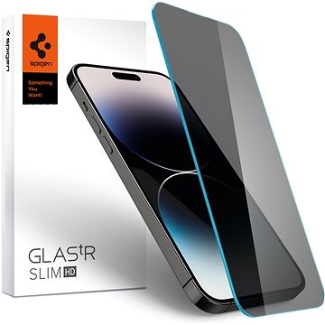 Spigen TR Slim HD Anti Glare/Privacy Schutzglas Für Das IPhone 14 Pro - 1 Stück