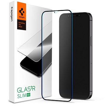 Spigen Glass FC Black HD 1 Pack Für IPhone 12 Mini