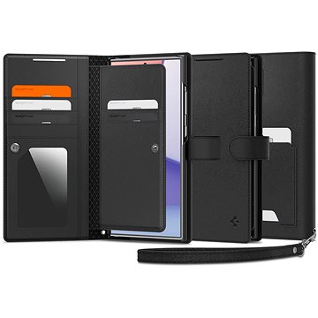 Spigen Wallet S Plus Black Samsung Galaxy S24 Ultra