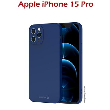 Swissten Soft Joy Für Apple IPhone 15 Pro Blau