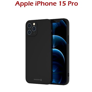 Swissten Soft Joy Für Apple IPhone 15 Pro Schwarz