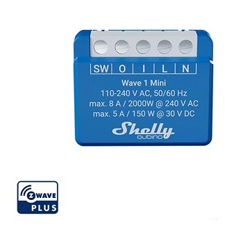 Shelly Wave 1 Mini, Schaltmodul, Z-Wave