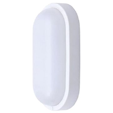 Solight LED-Außenbeleuchtung Oval, 21cm, Weiß