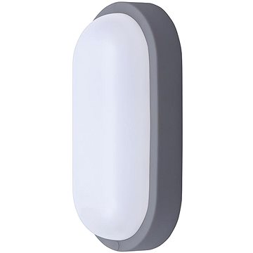 Solight LED Außenbeleuchtung Oval, Grau