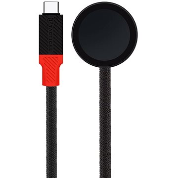 Tactical Recce 3:20 Kabel für Apple Watch Schwarz/Rot