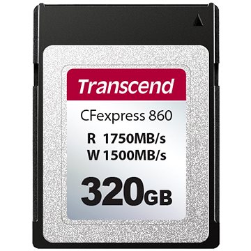 Transcend CFexpress 860 Typ B 320GB PCIe Gen3 X2