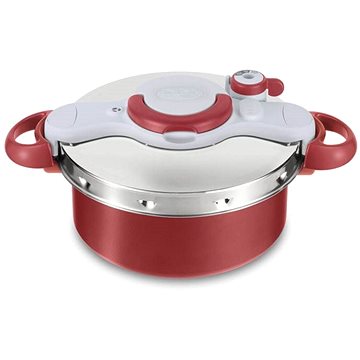 Tefal Clipso Minut Duo P4705133 Schnellkochtopf - 5 Liter - Rot