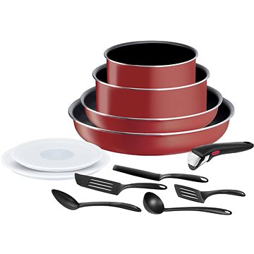 Tefal 12-teiliges Kochgeschirr-Set Ingenio Easy Cook N Clean L1529302