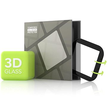 Tempered Glass Protector Für Fitbit Versa 2 - 3D GLASS - Schwarz