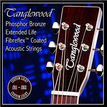 TANGLEWOOD Acoustic Guitar Strings 11 Custom Light