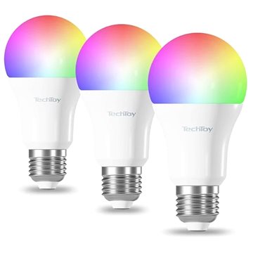 TechToy Smarte Glühbirne RGB 9W E27 ZigBee 3er-Set