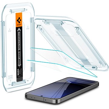 Spigen Glass TR EZ Fit 2 Pack, Transparency - Samsung Galaxy S24 FE