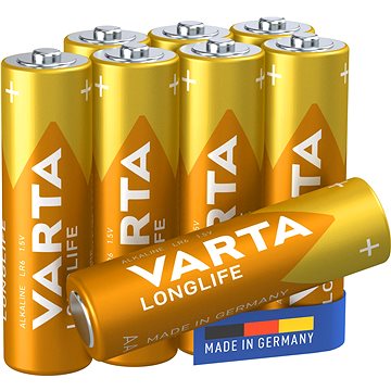 VARTA Alkaline-Batterien Longlife AA 8 Stück