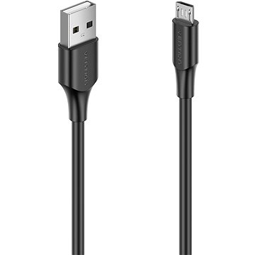 Vention USB 2.0 To Micro USB 2A Cable 0.25M Black