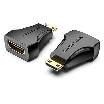 Vention Mini HDMI (M) To HDMI (F) Adapter Black