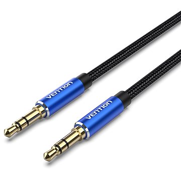 Vention Baumwolle Geflochtene 3,5 Mm Stecker Zu Stecker Audio-Kabel 1,5 M Blau Aluminiumlegierung Ty