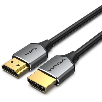 Vention Ultra Thin HDMI Male To Male HD Cable 1M Gray Aluminum Alloy Type