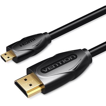 Vention Micro HDMI To HDMI Cable 2M Schwarz