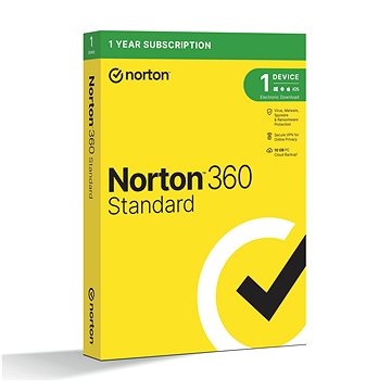 Norton 360 Standard 10GB, 1 Benutzer, 1 Gerät, 12 Monate (elektronische Lizenz)