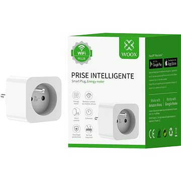 WOOX R6128 Smart Plug 16A FR Typ E Mit Energiemonitor