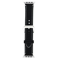 Eternico Leather Band 2 für Apple Watch 38mm / 40mm / 41mm schwarz - Armband