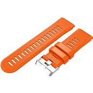 Eternico Garmin Quick Release 26 Silikonarmband Silikon Silberfarben Schnalle orange - Armband