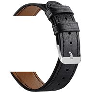 Eternico Leather Band universal Quick Release 20mm schwarz - Armband