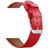 Eternico Leather Band universal Quick Release 20mm rot - Armband