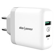 Netzladegerät AlzaPower Q200C Quick Charge 3.0 weiß - Nabíječka do sítě