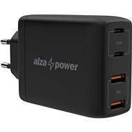 Netzladegerät AlzaPower G300 GaN Fast Charge 100W schwarz - Nabíječka do sítě