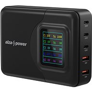 AlzaPower M500 Digital Display Multi Ultra Charger 200W Schwarz - Netzladegerät
