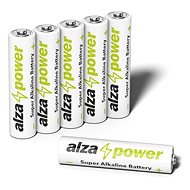AlzaPower Super Alkaline LR03 (AAA) 6 Stück in Ökobox - Einwegbatterie