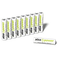 Einwegbatterie AlzaPower Super Alkaline LR03 (AAA) 10 Stück in Öko-Box