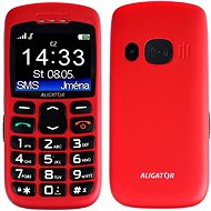 Aligator A670 Senior Red + Tisch-Ladegerät - Handy