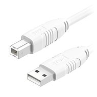 Datenkabel AlzaPower LinkCore USB A-B 2m weiss - Datový kabel
